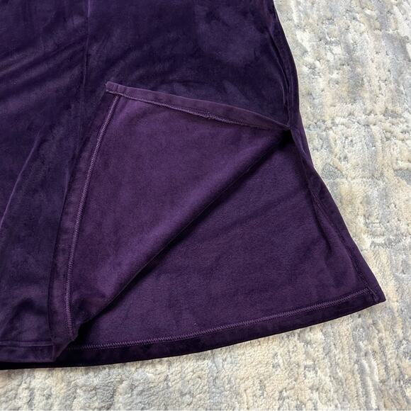 N Natori Half Zip Up Purple Soft Robe Housecoat Loungewear Small - Picture 7 of 7